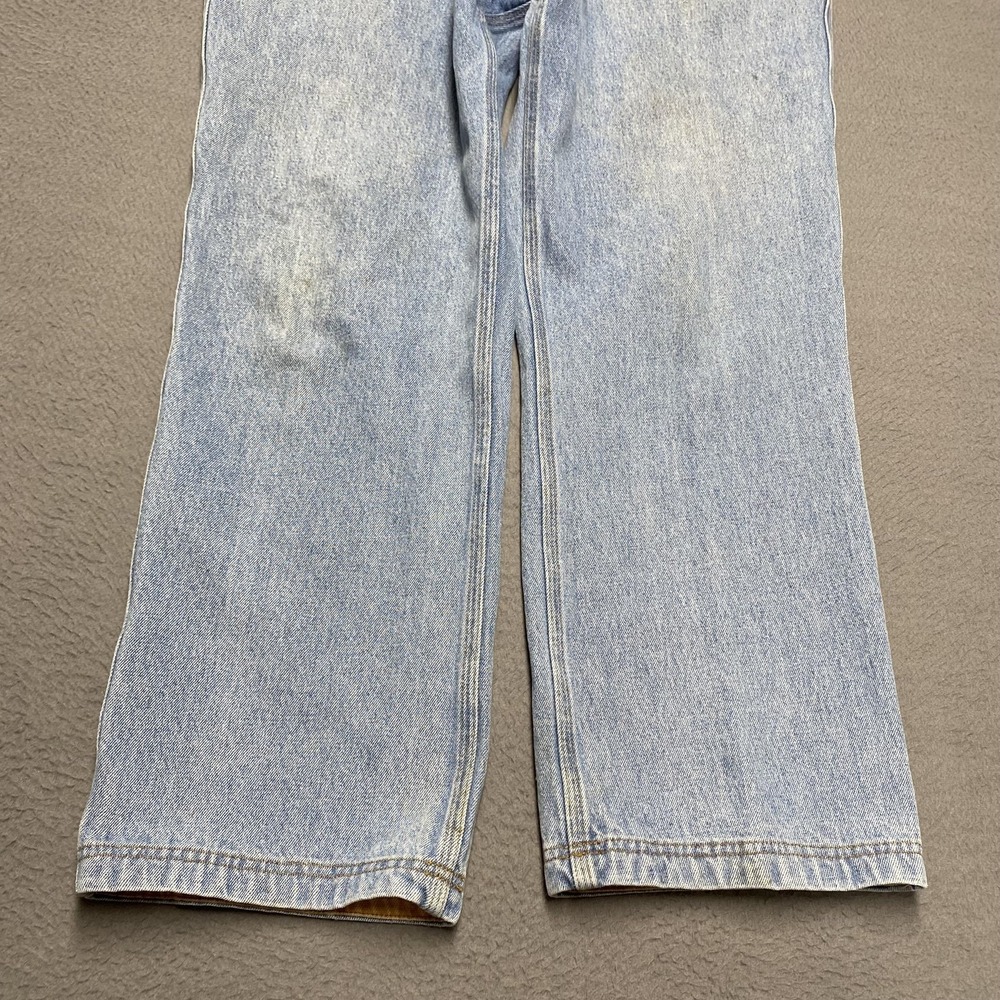 Duluth Trading Co Jeans Mens 36x30 Blue Relaxed Straight Denim Light Wash Pants - Picture 4 of 12
